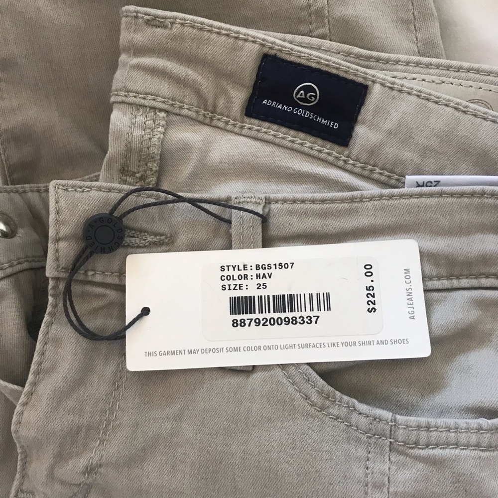 AG The Reagan Paneled Zipper Skinny